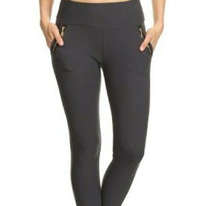 NWOT Shosho Grey Zipperd Treggings